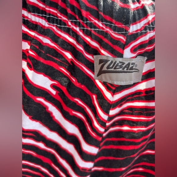 Zubaz Retro-style Chicago Blackhawks Zebra striped pants size XXL - Picture 4 of 5